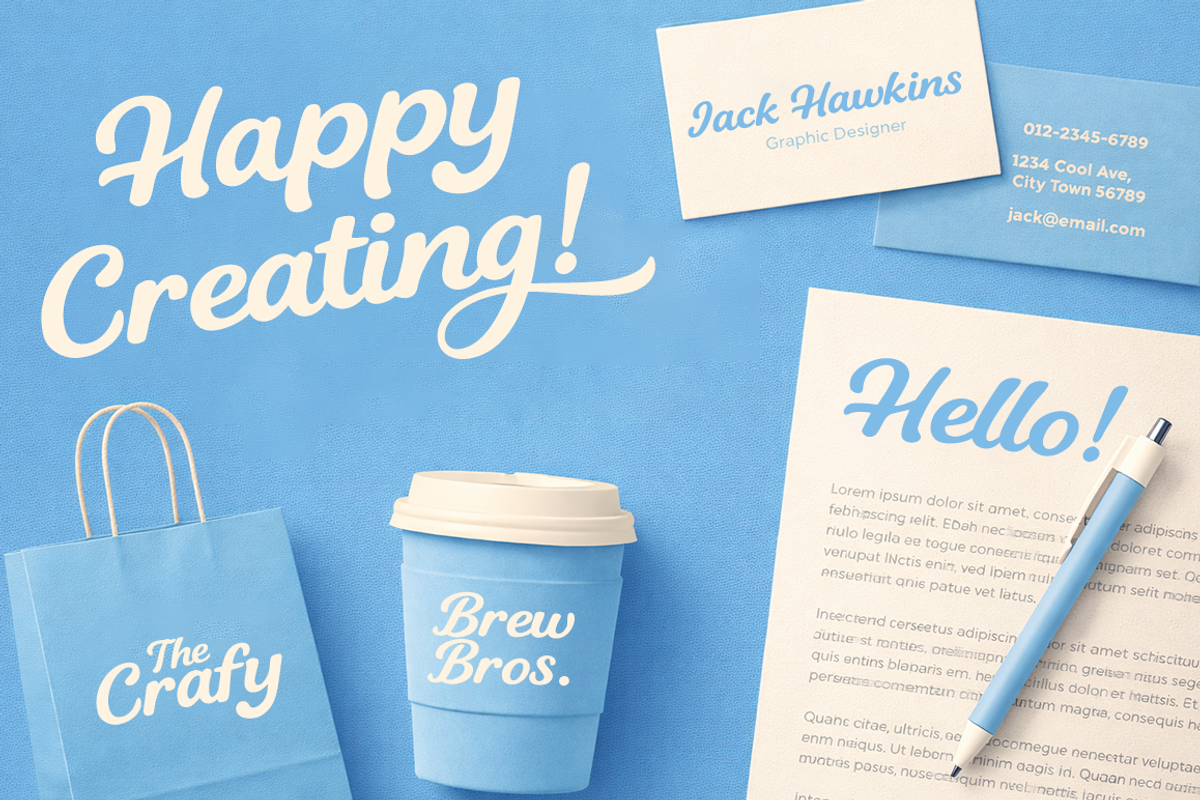 Raylin is a bold handwritten script, a Handwritten Font by cocodesign (Photo 7 of 7)