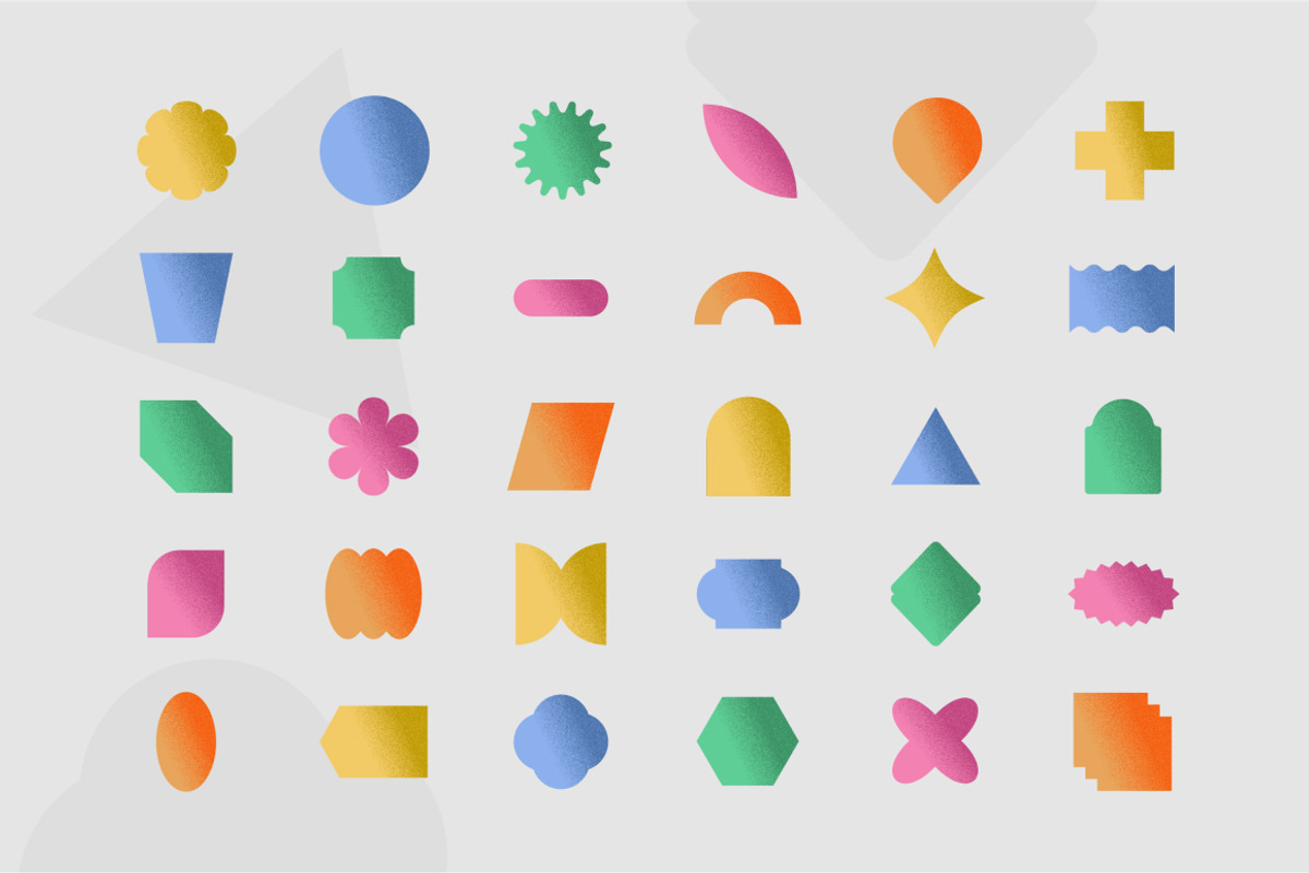 Pop Retro Shape, an Object Illustration by Loin Studio (Photo 2 of 3)