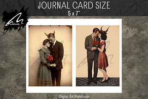 Vintage Photo Of Devil Couples