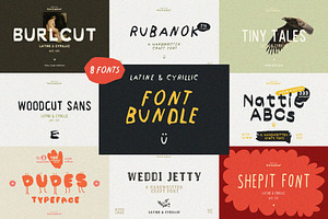 Font Bundle - 50% SALE, a Handwritten Font by line & plane