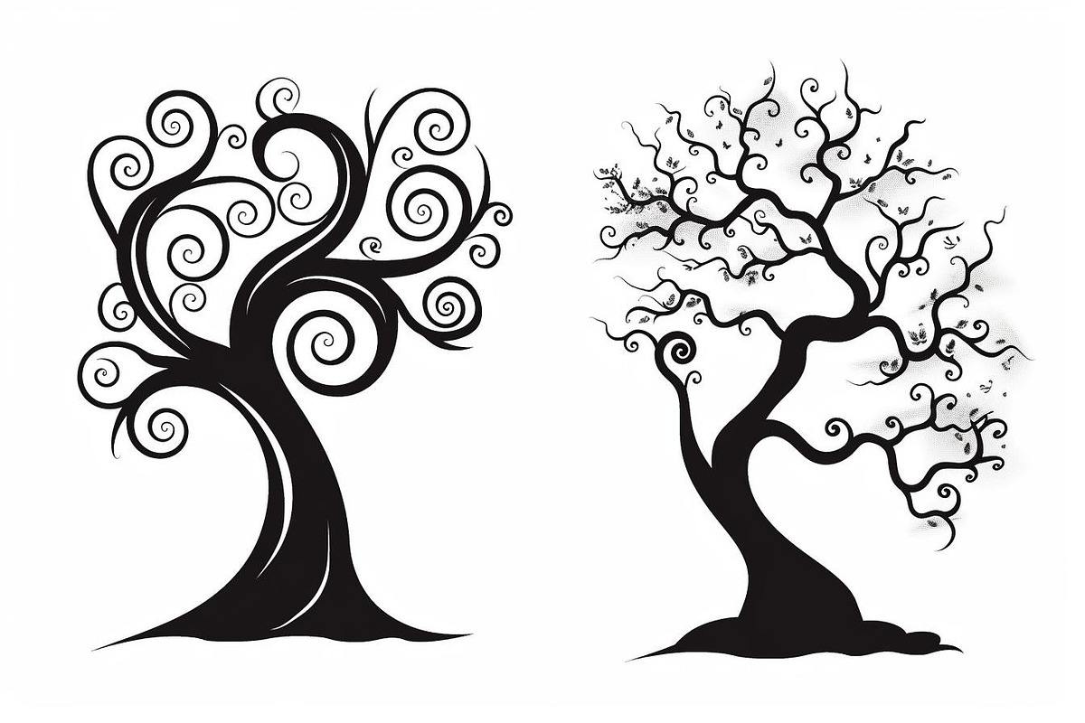 Tree Laser Cut Bundle | Decorative, a Graphic by jahid234 (Photo 2 of 9)
