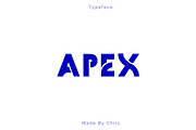 Apex Typeface, a Sans Serif Font by Chris Broderick (Thumbnail 1 of 6)