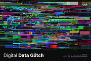 Digital Data Glitch V01, a Background Graphic by dvtchk (Thumbnail 3 of 6)