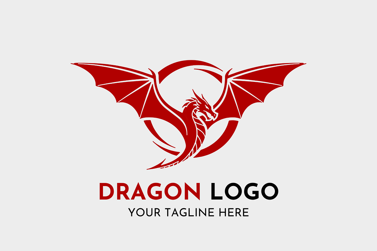 Dragon Powerful Emblem Logo Design, a Branding & Logo Template by Megafox Studio (Photo 2 of 2)