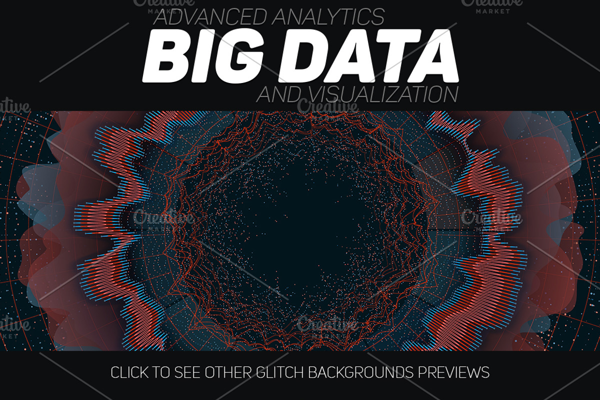 Big Data Abstract Backgrounds Part 3, an Object Graphic by GarryKillian (Photo 4 of 5)