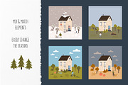 Seasons Landcape & Map Creator, an Object Graphic by MaNechaeva (Thumbnail 3 of 11)