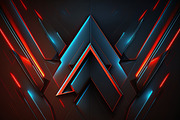 Red and Blue Futuristic Backgrounds, a Background Graphic by Bilgep_design (Thumbnail 9 of 17)