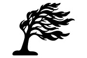 Windblown Tree Silhouette, an Object Graphic by Gfx_Store (Thumbnail 16 of 16)