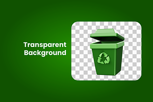 3D Go Green Illustration