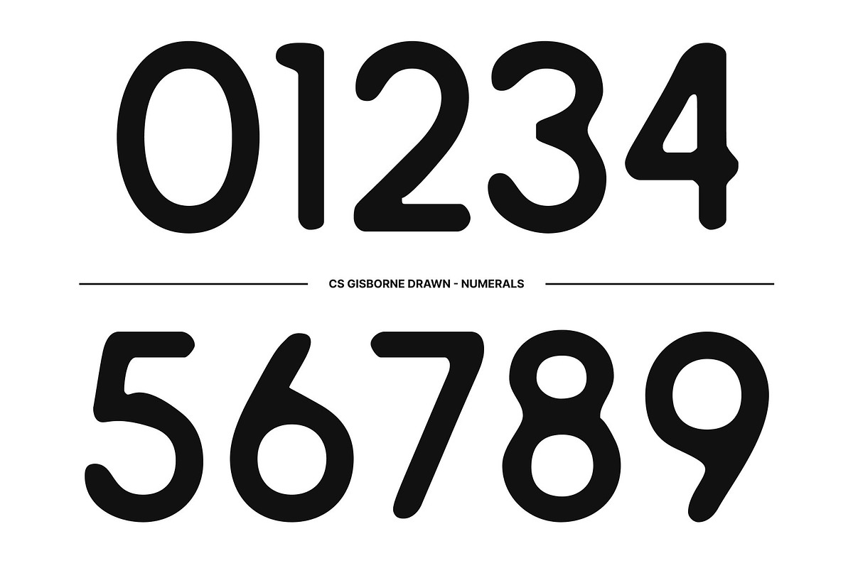 CS Gisborne Drawn, a Sans Serif Font by Craft Supply Co. (Photo 3 of 8)