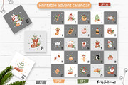 Christmas collection with animals, a Graphic by rosypatterns (Thumbnail 5 of 9)