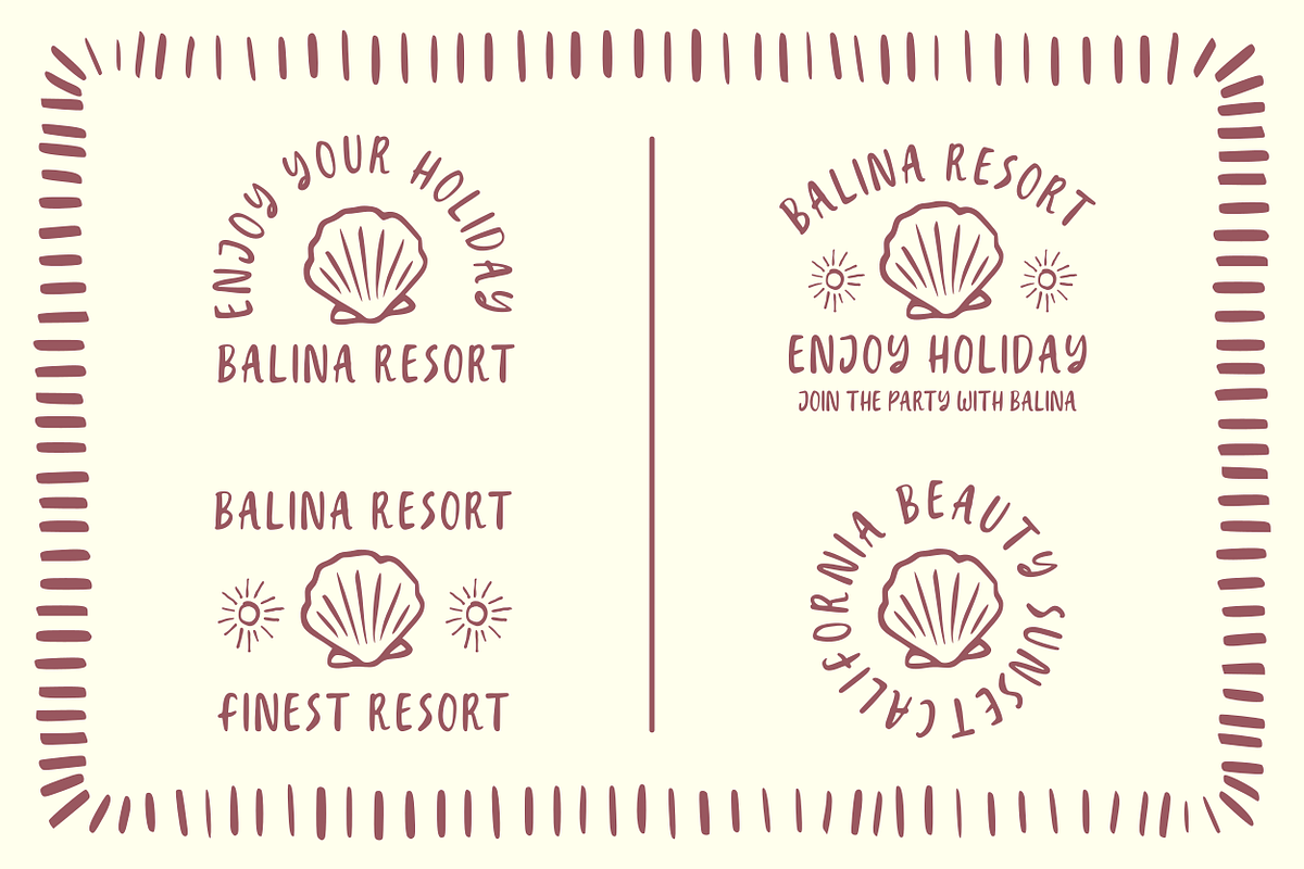 Coastal Beach - Handwritten Display, a Handwritten Font by dealitastudio (Photo 6 of 10)