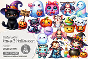 Kawaii Baby Halloween Clipart, an Illustration by Dream Creation (Thumbnail 1 of 6)