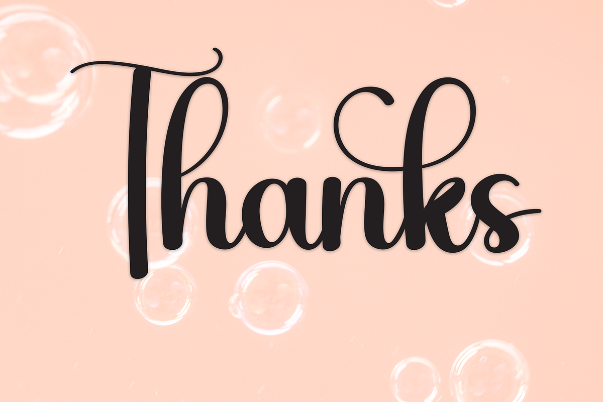 Bubly | Script Font, a Handwritten Font by Scratchones (Photo 9 of 9)