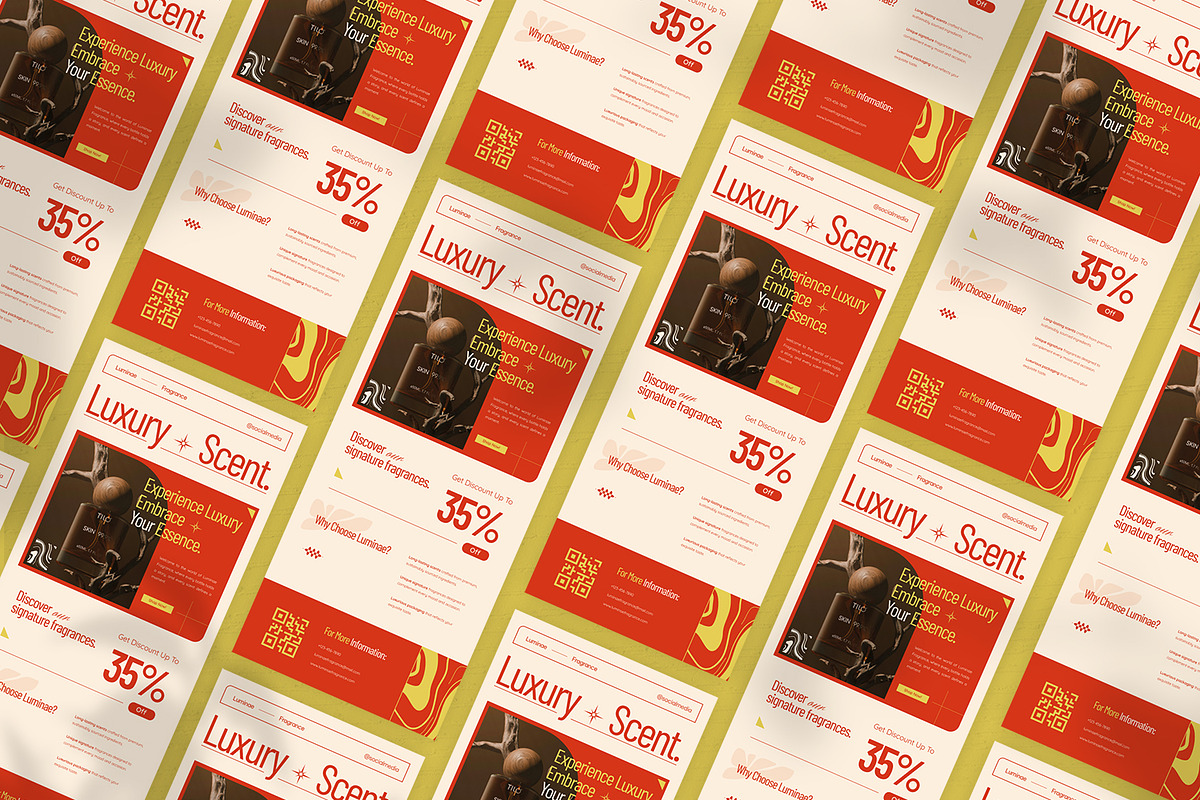 Luminae Luxury - Roll Up Banner, a Print Template by VUNIRA (Photo 3 of 3)