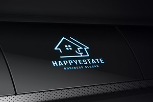 Happy Real Estate Logo, a Branding & Logo Template by Design_Planet