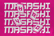 Cas Kirigami Oriental Typeface, a Sans Serif Font by Casloop Studio (Thumbnail 15 of 15)