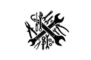 Wrench Tool Silhouette Vector Bundle, an Illustration by Amazin_art (Thumbnail 13 of 48)