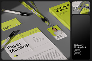 Stationery Mockup Pack, a Product Mockup by Neermana