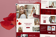 Business Coach Squarespace Template, a Squarespace Template by Sofia Designs (Thumbnail 1 of 11)