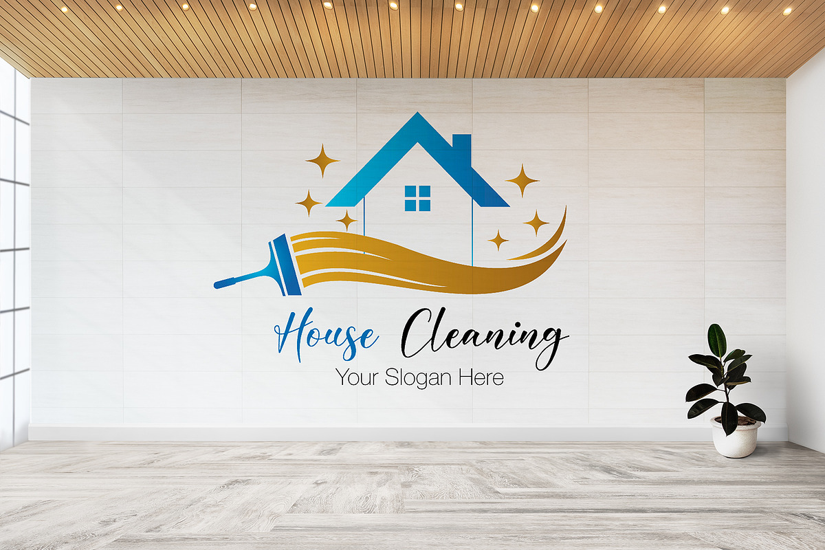 Modern Cleaning Service Logo, a Branding & Logo Template by YUDesignStore (Photo 7 of 10)