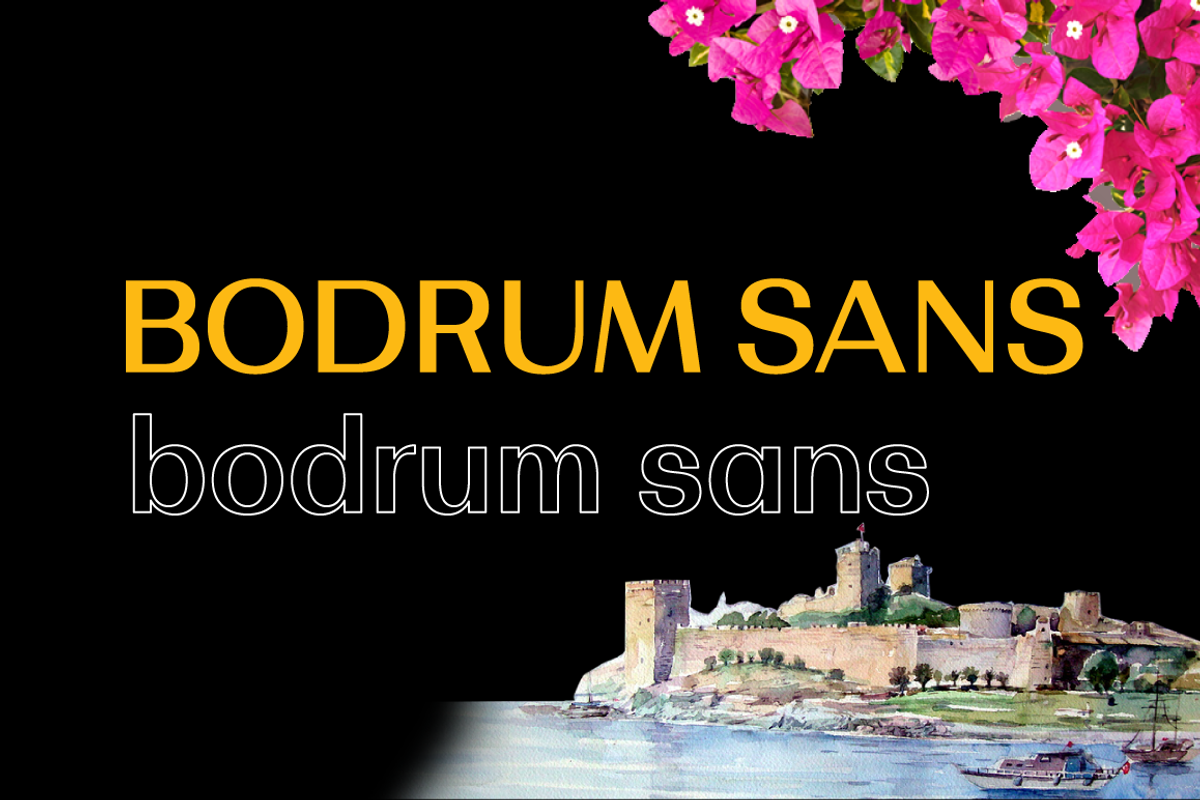 Bodrum Sans, a Sans Serif Font by BULENT YUKSEL (Photo 2 of 12)