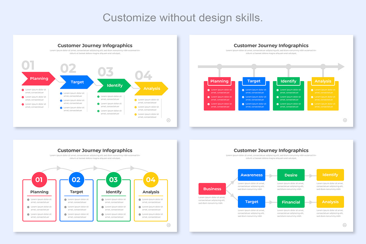 Customer Journey Infographic, a Presentation Template by Mighty-Slide (Photo 2 of 7)