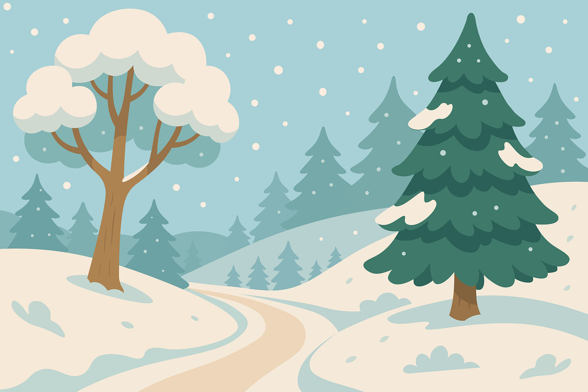 Winter Set, a Seasonal Illustration by ananastya (Photo 9 of 9)