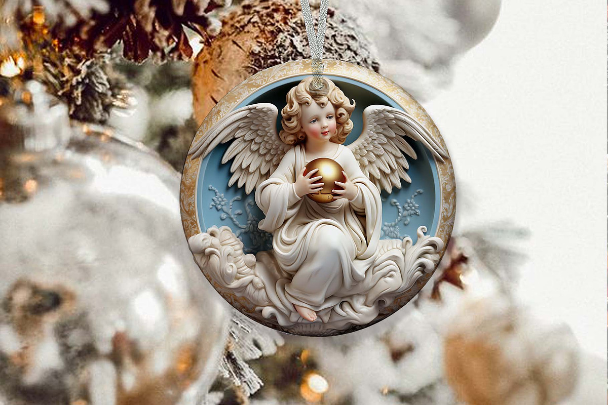 Christmas Ornament Bundle 3d, an Illustration by Moon Studio (Photo 6 of 11)