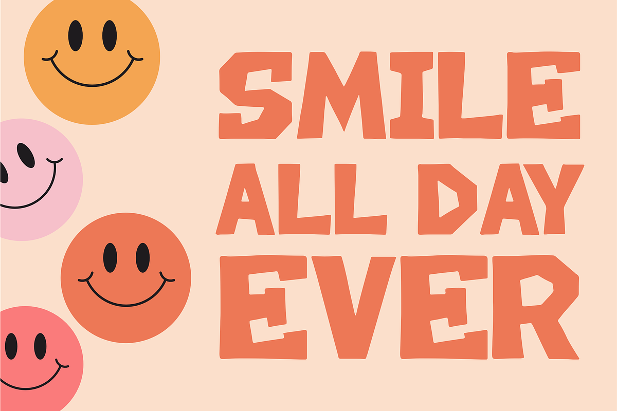 Gorine Flums A Display Font, a Sans Serif Font by Storytype Studio (Photo 2 of 15)