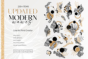 Modern Waves - Art Print Creator, a Decorative Illustration by ilonitta (Thumbnail 1 of 14)