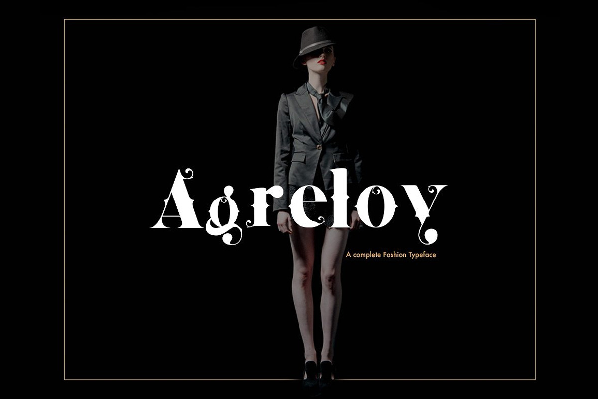 Agreloy Typeface Fonts