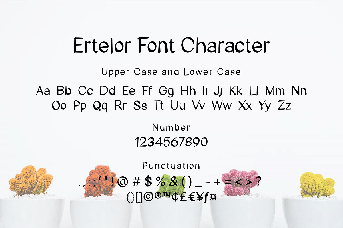 Ertelor Modern Sans Serif Font, a Sans Serif Font by Gumrega Studio (Photo 2 of 6)