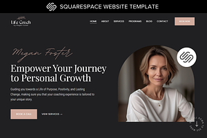 Squarespace Template Life Coach