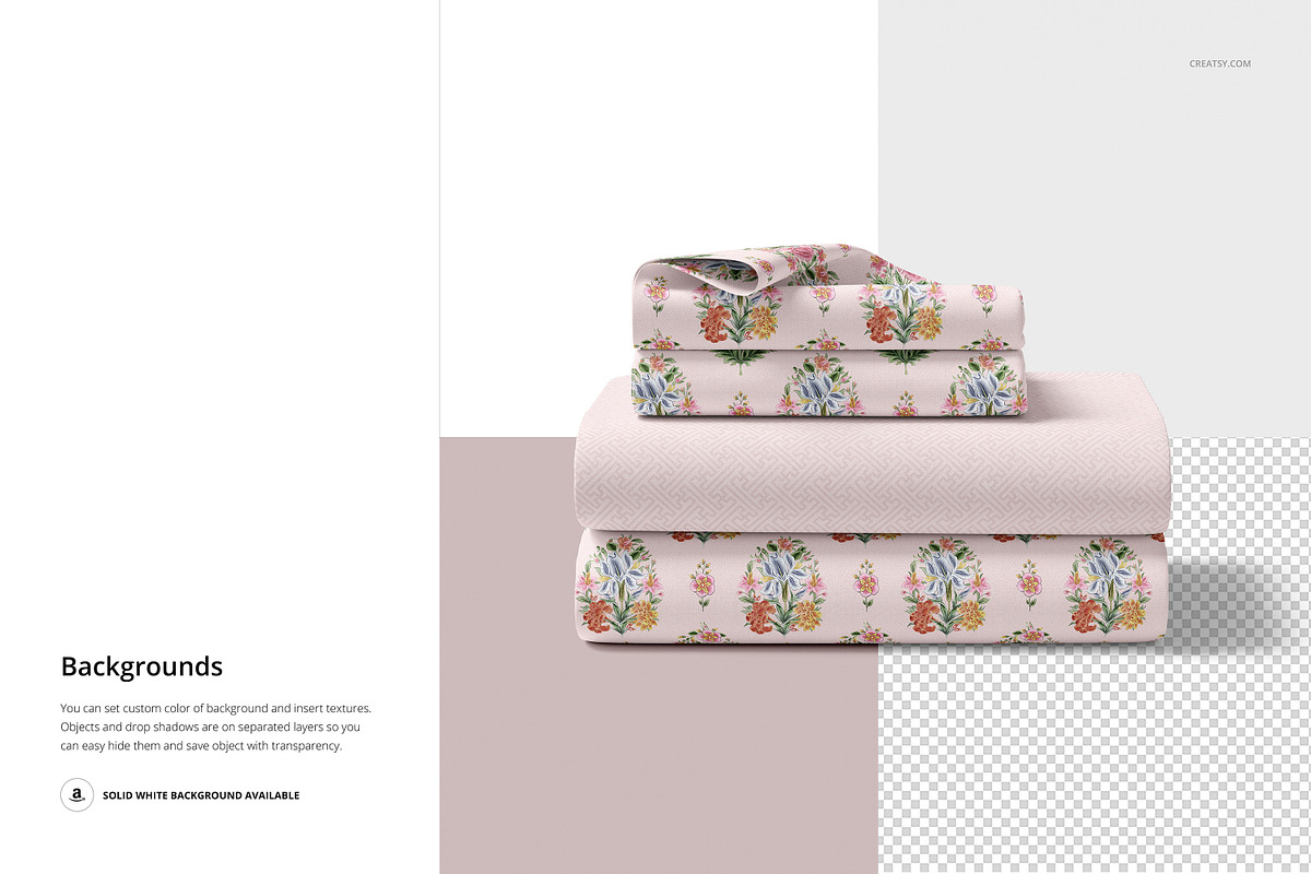 Bedding Set Mockup Set, an Apparel Mockup by creatsy5 (Photo 6 of 8)