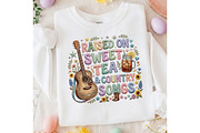 Raised on Sweet Tea and CountrySongs, a Seasonal Illustration by Designking (Thumbnail 4 of 5)
