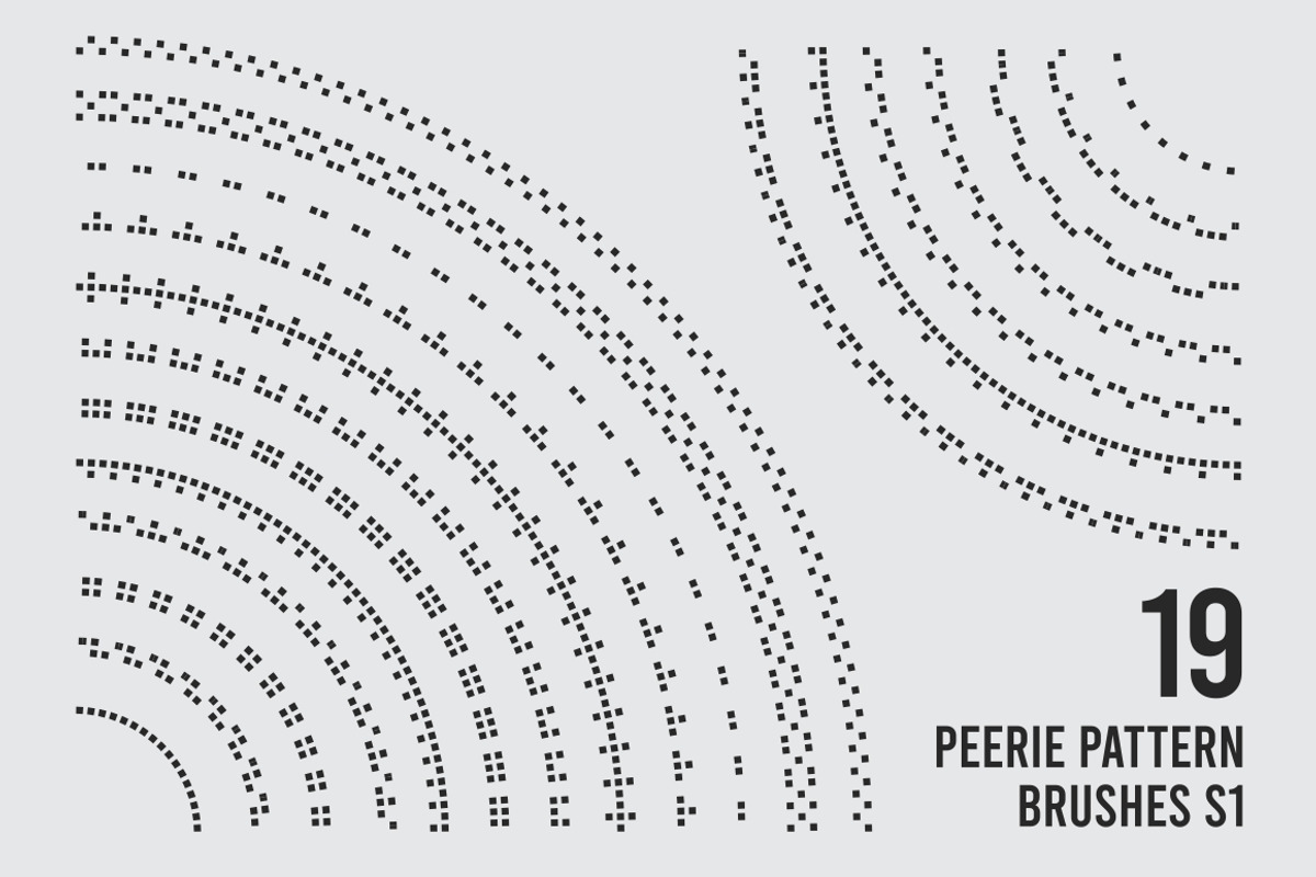 19 Peerie Pattern Brushes S1, a Brush Add-On by G7 (Photo 1 of 2)