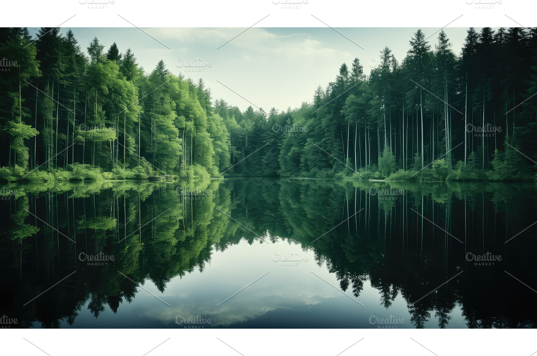 nature green background forest ai, a Background Photo by pikepicture
