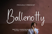 Ballenotty, a Handwritten Font by Integritype Studio (Thumbnail 1 of 15)