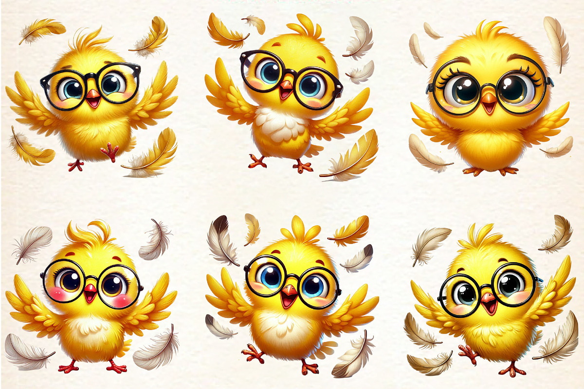 Funny Birds Clipart, an Illustration by DreamArtGraphic (Photo 3 of 5)
