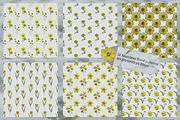 Golden Bloom: Floral Design Kit, a Pattern Graphic by Megan Aili Designs (Thumbnail 4 of 10)