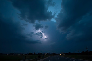 Storm Clouds And Lightning Captured, a Photo by LOGOCREATIVE