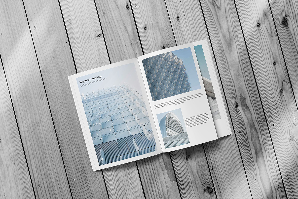 A4 Magazine Mockup, a Magazine Template by Graphicbars (Photo 9 of 16)