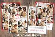 Christmas Card Photo Template PSD, a Card Template by PSD templates and Photos (Thumbnail 3 of 4)