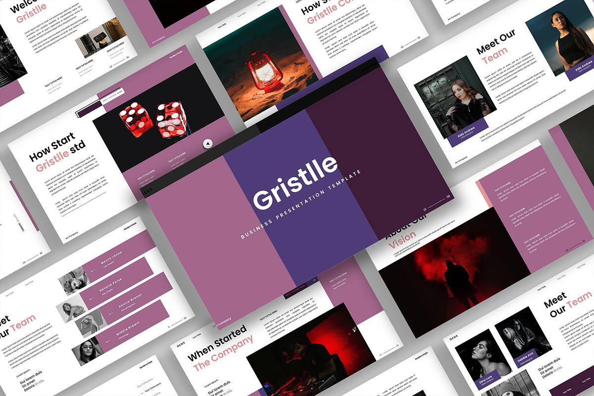 Gristle – Business Google Slide, a Presentation Template by kreatifreya (Photo 1 of 5)
