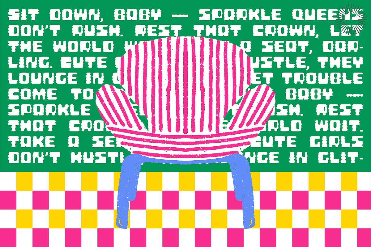 Bombalona - A Chunky bloom, a Sans Serif Font by Setara Langit CreativeStd (Photo 5 of 11)