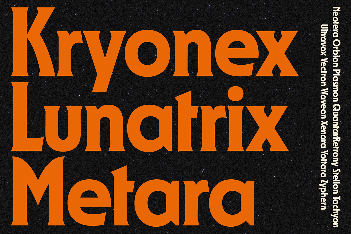 GW Astroform, a Serif Font by Goodwheel Studio (Photo 16 of 17)