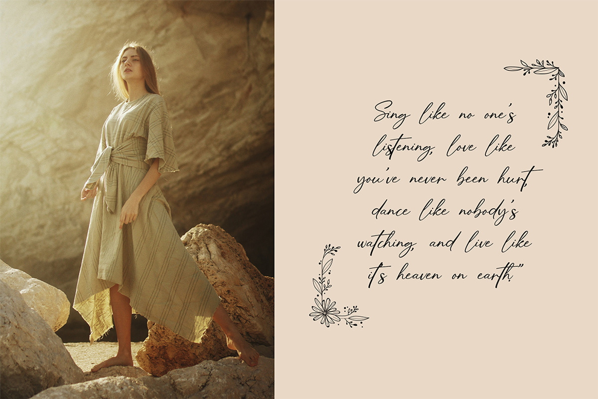 Anthonia Signature Font, a Handwritten Font by UICreative (Photo 2 of 12)