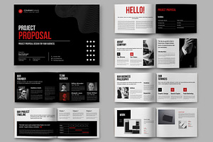 Project Proposal Layout, a Brochure Template by ContestDesign