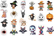 Watercolour Halloween Bundle, an Object Graphic by Pixxel_Studio (Thumbnail 2 of 2)